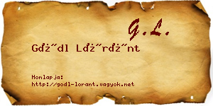 Gödl Lóránt névjegykártya